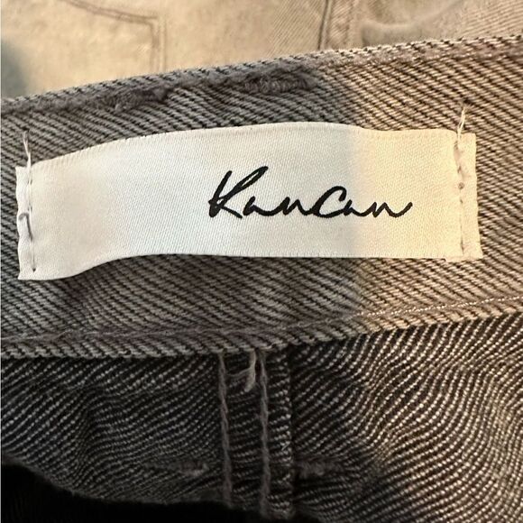 KanCan- Women’s Grey Wash Sienna High Rise Button Fly Boot Cut, Size 11/29 - Picture 4 of 11